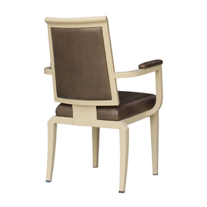 Bord de mer rétro hôtel meubles restaurant commercial grain de bois fauteuils pour hôtel avec bras <span class=keywords><strong>tissu</strong></span> luxe - Product Image 5