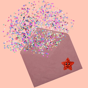 Etiquetas Adhesivas de Papel Sintético Resistentes al Agua y al Aceite con Diseño de Estrellas, para Decoración de Tarjetas Fotográficas y Embalaje de Supermercados - Product Image 2