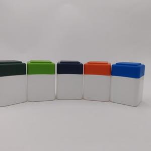 Großhandel Maßanfertigung 180ml Leere Quadratische Plastikflasche Kapsel-Gesundheitspflege-Medizinbehälter für Tabletten Pillen Süßigkeiten Verpackung - Product Image 1