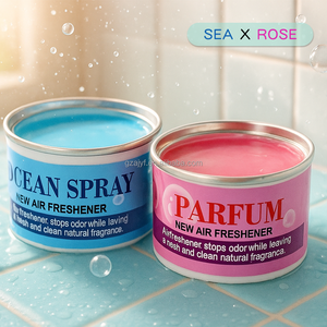 AJYF Perles d'arôme désodorisantes personnalisées en forme de <span class=keywords><strong>bouteille</strong></span> de désodorisant en gel fort pour voiture naturel pour maisons - Product Image 3
