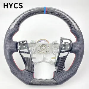 JDM Racing-Volante de fibra de carbono personalizado para Toyota, accesorios de interior para Reiz Prado Cool Roadze Crown