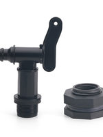 Raccord de robinet pour réservoir IBC, connecteur femelle 3/4 pouce, adaptateur de tuyau d'arrosage, surface lisse pour baril d'eau, seau
