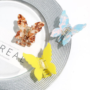 Pinzas de Pelo Grandes con Diseño de Mariposa XinMei, Accesorios para el Cabello, Pinza de Pelo con Estampado Personalizado, Pinza de Acetato para el Cabello, Pinzas para el Cabello para Mujeres - Product Image 2