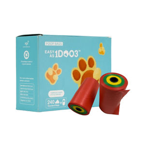 Simple Dog Poop Bags Low-Carbon Plastic-Free Customizable Compostable Waterproof Leak-Proof Biodegradable <b>PLA</b> Biobased Luxury - Product Image 2