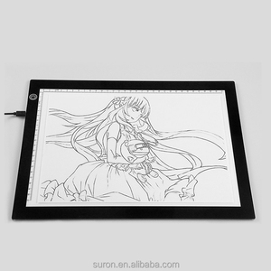 <span class=keywords><strong>Tablette</strong></span> <span class=keywords><strong>lumineuse</strong></span> <span class=keywords><strong>A4</strong></span> LED ultra-fine et dimmable pour traçage, animation et tatouage - Product Image 4