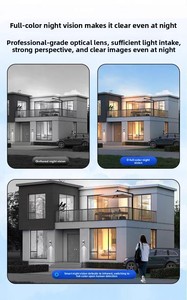 Lampione LED <span class=keywords><strong>Solare</strong></span> con Telecamera CCTV Panoramica a 360° 1080P, Visione Notturna, Controllo Remoto Tramite Smartphone, Senza Fili per Giardino - Product Image 6