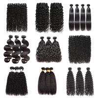 Rambut Manusia Mentah Berkualitas Tinggi, Bundel Rambut Asli India Burma, Tanpa Proses, Alami, Bergelombang, dengan Lace Frontal HD