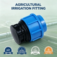 Vente directe usine : Bouchon d'extrémité anti-fuite pour raccords de tuyaux en PEHD, compatible OEM, pour l'irrigation agricole et l'alimentation en eau