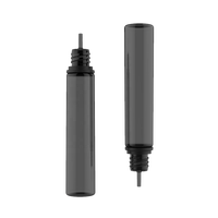 Bouteille de licorne PET Chubby Gorilla 30ML CRC et bandes de rupture inviolables (bouteille noire translucide/fermeture noire opaque)