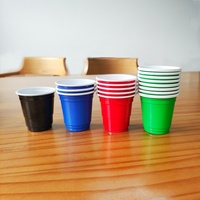 Tasses à shot jetables de 2 oz verres à shot gobelets en plastique de 2 oz mini tasses de fête pour boire enterrement de vie de jeune fille fête d'anniversaire dégustation service