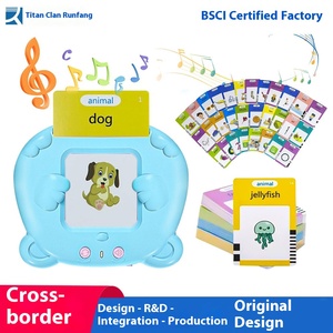 Brinquedo Educativo Infantil de Aprendizagem de Palavras em Inglês com Áudio e Cartões para Crianças de Plástico para Bebês Modelo OEM em Árabe - Product Image 5