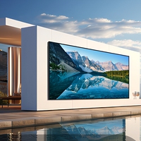 Pantalla LED para Exteriores M-shine Serie Ms GOB de Paso Fino P0.9 4K/8K, Brillo de 4000 cd, Garantía de 2 Años, Ángulo de Visión de 160°, IP65