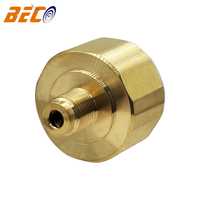 Factory Supply 28mm Mini High Pressure Gauge 0-300bar Mechanical Pointer Type with Original Copper-colored Case High Precision