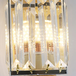 <b>Wall</b> Sconce <b>Lighting</b> Fixture for Balcony Industrial Minimalist White LED Crystal Glass Touch Control <b>Dimmable</b> 3-Year Warranty - Product Image 2