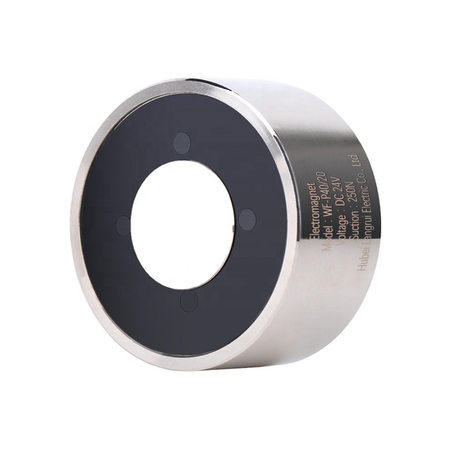 WF-P40/20 Suction 25KG 250N square Electromagnet Solenoid 12v Electromagnet square Electromagnet