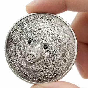 Moneda Conmemorativa de la Estatua de la <span class=keywords><strong>Libertad</strong></span> y la Águila Americana, Diseño Nuevo, Chapada en Oro, con Logotipo Personalizado, Estampado en Relieve, Impresión UV - Product Image 4