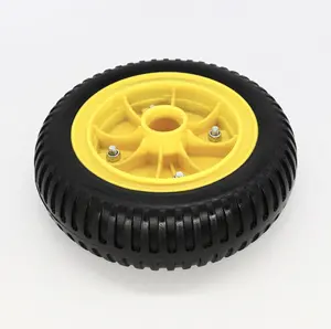 S-S Semi Pneumatic Foam PU Wheel Off Road All Terrain 10 Inch 254 Mm