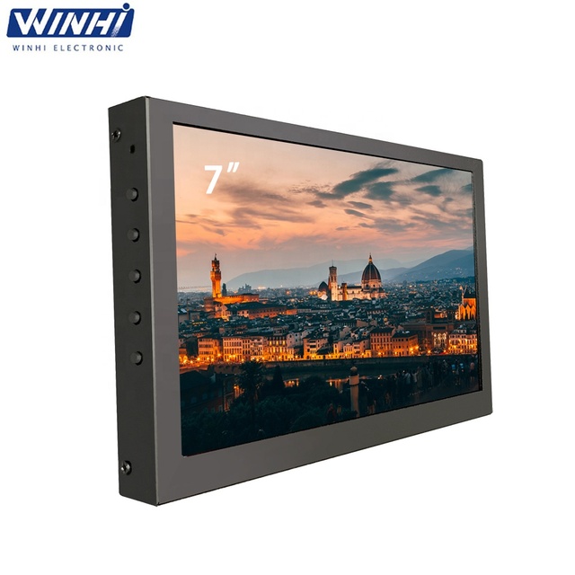 7/10.1 Inch Portable IPS HD Touch Monitor HD-MI USB 1024*600 Small Computer Secondary Screen Mobile Phone Same Screen Display