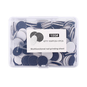 80 # ~ 240 # Grift 100 unids/caja banda de lijado de uñas con rodamiento manicura pedicura papeles de lijado de uñas para la eliminación de callos de piel muerta - Product Image 5