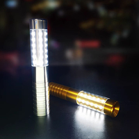 Flash estroboscópico LED de aleación de aluminio recargable de Venta caliente y cubo de luz brillante para servicio de botella de vino de champán