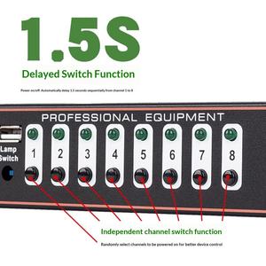 Système de contrôle de sonorisation <span class=keywords><strong>DJ</strong></span> professionnel BHA KQ9009 à 9 canaux, séquenceur, régulateur d'alimentation pour l'enregistrement, prix de gros OEM - Product Image 2