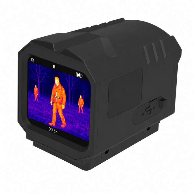 OEM ODM Square Thermal Sight 256x192 13mm Compact Infrared Imaging Scope for Outdoor Brands