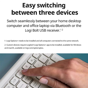 Kit clavier et souris sans fil Mk950 double mode, fin et léger pour un confort silencieux - Product Image 3