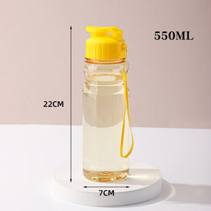 Bouteille d'eau de sport grande capacité transparente portable pour le camping en plein air, les voyages, les cadeaux, l'école, la salle de sport – Gourde en plastique - Product Image 5