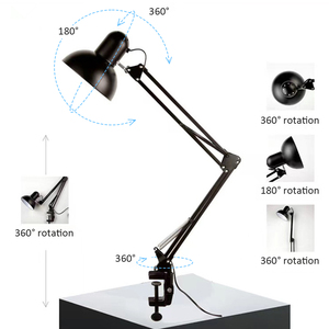<span class=keywords><strong>Lampe</strong></span> <span class=keywords><strong>de</strong></span> table <span class=keywords><strong>de</strong></span> <span class=keywords><strong>bureau</strong></span> <span class=keywords><strong>à</strong></span> LED noire réglable et <span class=keywords><strong>à</strong></span> intensité variable <span class=keywords><strong>de</strong></span> qualité supérieure avec <span class=keywords><strong>pince</strong></span> <span class=keywords><strong>en</strong></span> fer pour salle <span class=keywords><strong>de</strong></span> <span class=keywords><strong>lecture</strong></span> et étude - Product Image 2