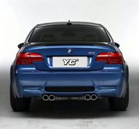 Body Kit Mobil untuk BMW Seri 3 E90 2009-2012 Upgrade Gaya M3 Bumper Depan dan Belakang Desain Aerodinamis 1:1
