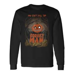 Camiseta de manga larga con diseño de calabaza aterradora de Halloween, You Cant Kill The Boogeyman - Product Image 1