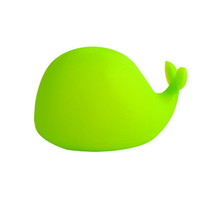 Silicone Whale Night <b>Light</b> Led Multicolored Tap Control USB Rechargeable For Kids Room Decor - Product Image 1
