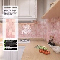 Carreaux de céramique modernes antibactériens de 300*600 mm, série dégradée colorée, pour la décoration murale intérieure, utilisation dans les escaliers des centres commerciaux