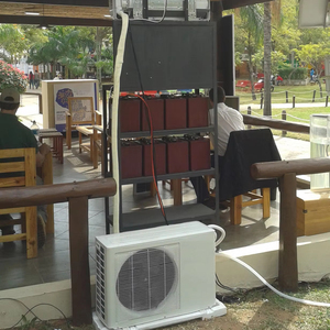 Aire Acondicionado Solar de 1.5 Toneladas, Sistema de Energía Solar para el Hogar, Conexión a Red/Independiente, UNP-DC48V18K WIFI, Climatizador Solar - Product Image 2