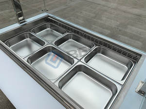 Sandwich commerciale macedonie banco frigorifero display pizza banco insalata <span class=keywords><strong>bar</strong></span> refrigerato - Product Image 4