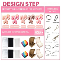 Porte-clés personnalisé en PVC souple écologique, imprimé en héliogravure, personnage de dessin animé, animal mignon 3D, vente en gros pour enfants
