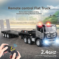 Camion remorque RC Huina 1318, grand camion jouet, voitures électriques et télécommandées pour adultes, alliage radio 9 canaux, cadeau pour enfants