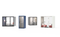 Cosses de bureau modernes pour studio portable et insonorisées pour une seule personne