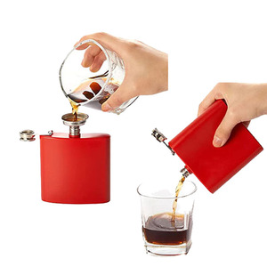 กระติกน้ำสแตนเลสขนาดเล็กพกพาสะดวก สีสันตามสั่ง ขนาด 6 ออนซ์ 8 ออนซ์ สำหรับใส่เหล้าวิสกี้ เหมาะสำหรับแจกเป็นของขวัญ มีสินค้าในสต็อก - Product Image 4