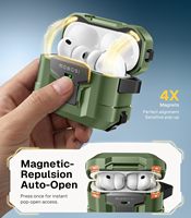 Étui MOBOSI pour Pro 3 en TPU et polycarbonate, antichute, compatible MagSafe, kit de nettoyage, porte-clés, protection rigide de qualité supérieure