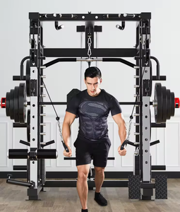 Equipo de fitness multifunción <span class=keywords><strong>Smith</strong></span> Machine Home Gym Squat Rack con pila de peso - Product Image 3