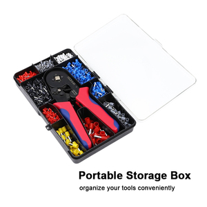 Bộ dụng cụ ép đầu dây bugi HONGYI 1200 chiếc 22-8AWG HSC8 6-4, đầu nối dây, kìm ép dây, kẹp cách điện - Product Image 3