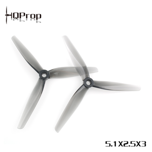 Hot Sales HQPROP 5.1X2.5X3 Grey 5125 3-Blade PC Propeller M5 Shaft <b>RC</b> FPV Racing Freestyle 5inch <b>Drones</b> Replacement Parts - Product Image 2