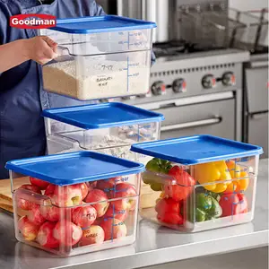 Polycarbonate Commercial Food Storage Container Ingredient Bin Air Tight Food Storage Containers For Restaurant