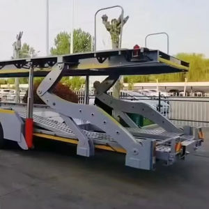 Steel <b>Car</b> Transport Semi-<b>Trailer</b> with 12r22.5 Tyre Axle Carrier <b>Trailer</b> for Truck <b>Trailers</b> - Product Image 1