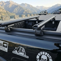 Barres transversales universelles en aluminium TCAL pour benne de pick-up, rails de chargement robustes à fente en T, couvre-benne à roulettes pour Ute, longueur 185 cm