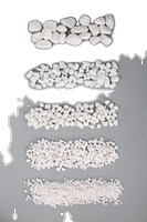 Gravier de rivière en vrac, galets naturels lavés pour la décoration de terrasses extérieures - Product Image 3
