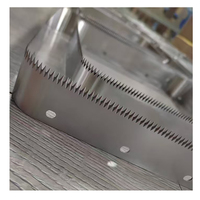 Coupe-aliments gelée lame dentelée cylindrique entièrement automatique ou semi-automatique couteau dentelé rond dentelé