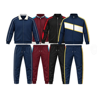 Survêtement d'entraînement de futsal pour homme TF620, veste et pantalon à fermeture éclair intégrale avec jambes affinées pour la pratique du futsal et les commandes groupées pour équipes