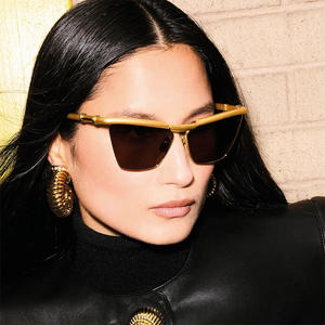 KSL-98322 Lunettes de soleil unisexes, monture en plastique et métal, protection UV400, pare-soleil de classe 2 pour utilisation en extérieur - Product Image 5